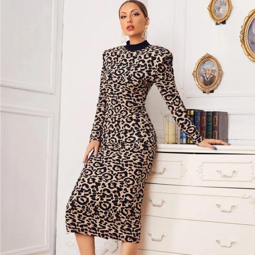 Leopard Bodycon Dress